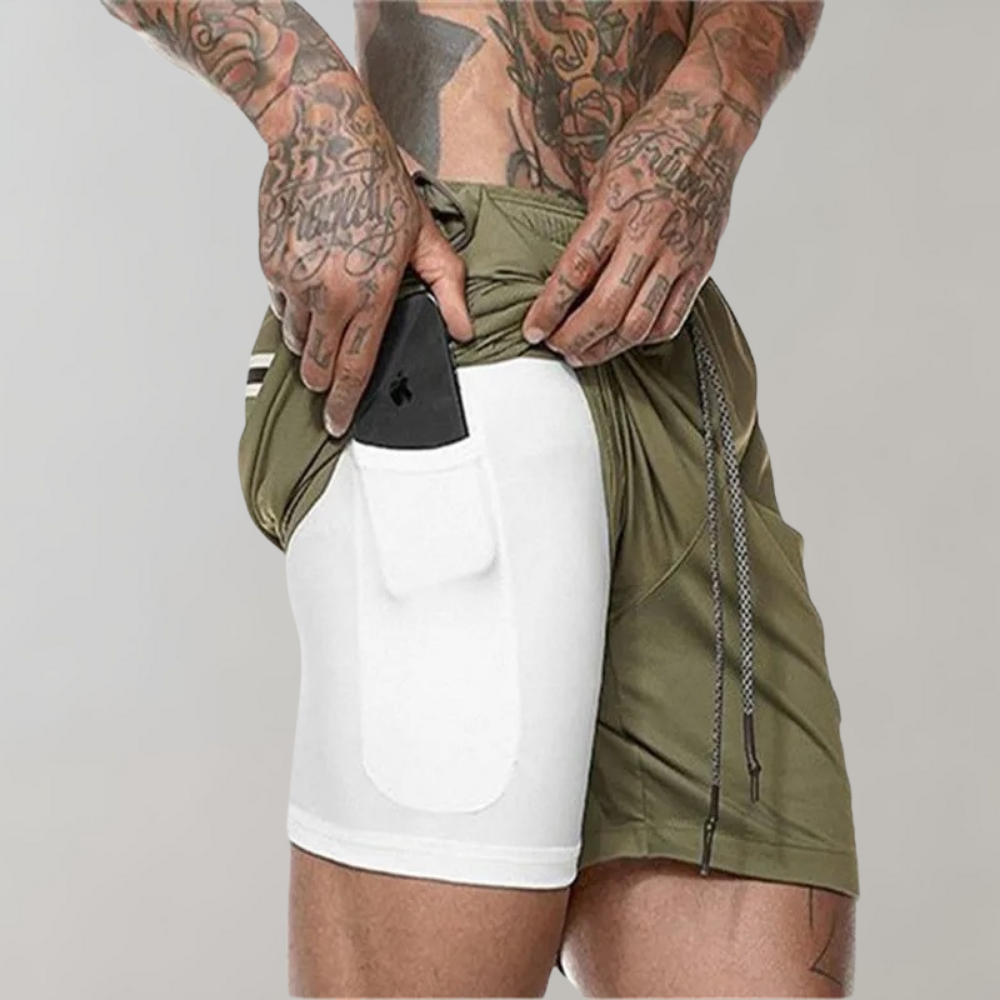 Elliot - Miesten fitness-shortsit - Mukavuus ja tyyli-Miesten shortsit-EmiyoSuomi