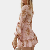 Mini Kukka Mekko - Polyesteri - Kietaisumalli-Mekot-EmiyoSuomi