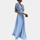 Pitkä Hihaton Mekko - Tyylikäs Erityisiin Tapahtumiin-Mekot-EmiyoSuomi