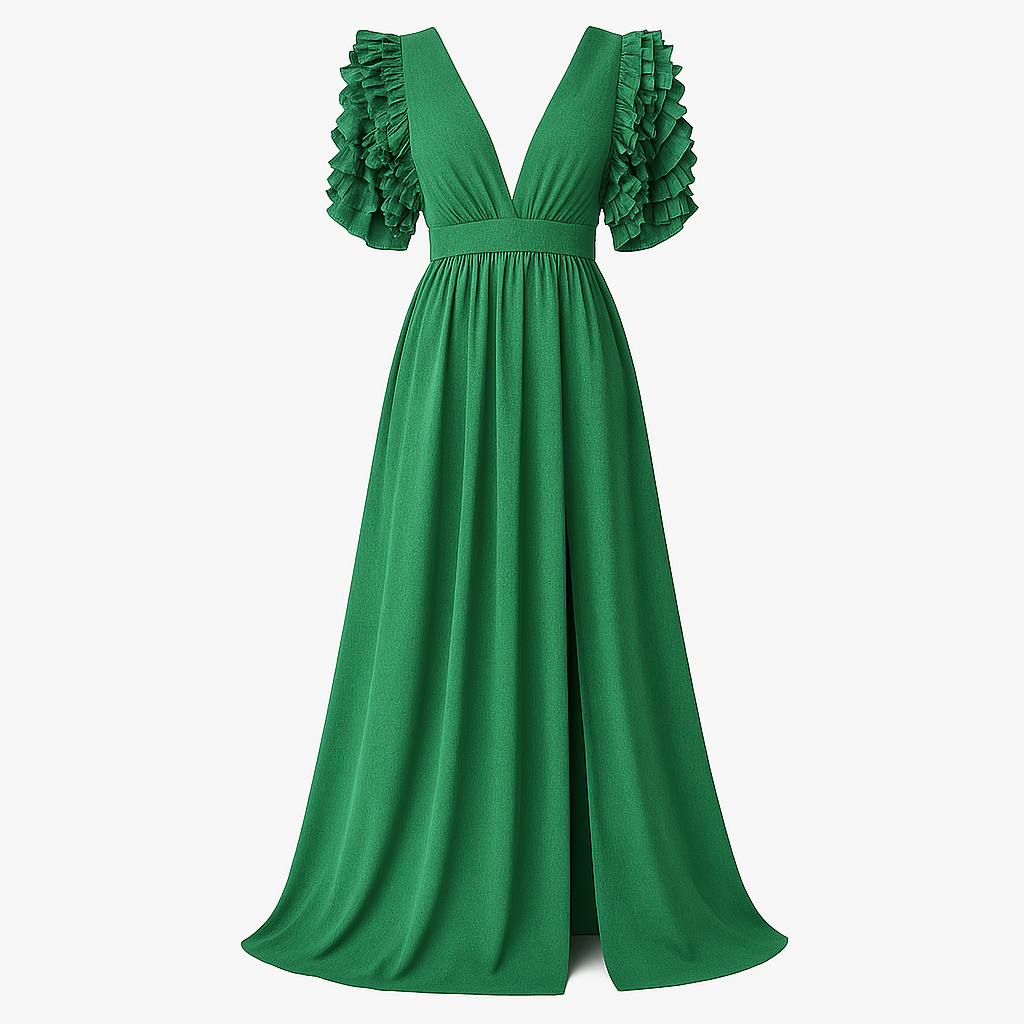 Pitkä Hihaton Mekko - Tyylikäs Erityisiin Tapahtumiin-Mekot-EmiyoSuomi