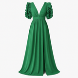 Pitkä Hihaton Mekko - Tyylikäs Erityisiin Tapahtumiin-Mekot-EmiyoSuomi