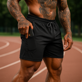 Jensen-juoksushortsit - kaksikerroksiset - urheilulliset - EmiyoSuomi