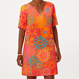 Rosa | Värikäs kukkainen mekko-Clothing-EmiyoSuomi