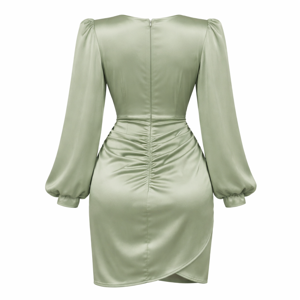 Minitakki | Naisten, silkkikangas | Elegantti satiini-tyyli