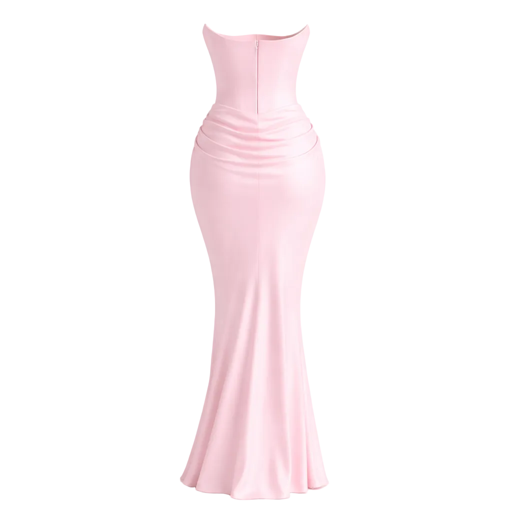 Pitkä mekko | Seremonial | Elegantti silkki