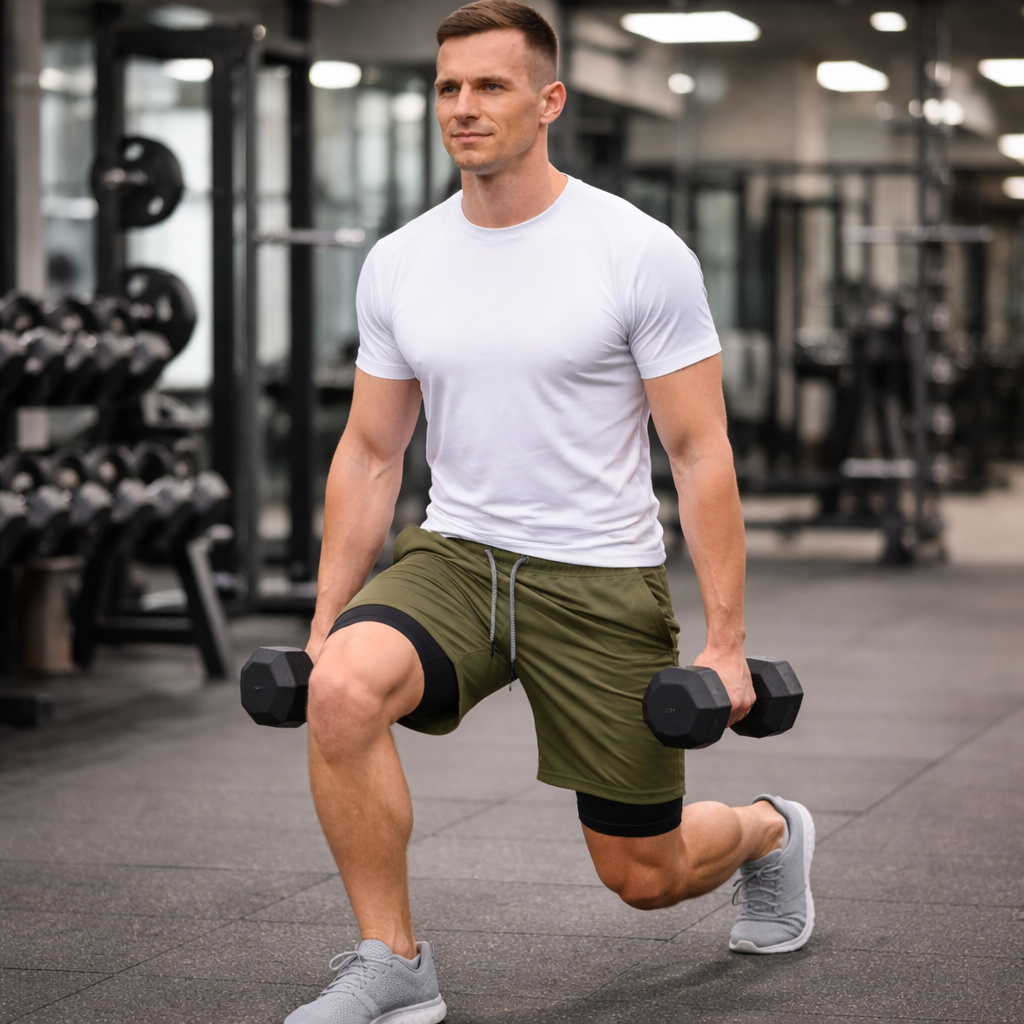 Elliot - Miesten fitness-shortsit - Mukavuus ja tyyli