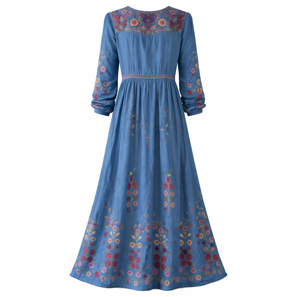 Maximekko | Boho Tyyli, Brodeerattu | Kevyt, Hapsut