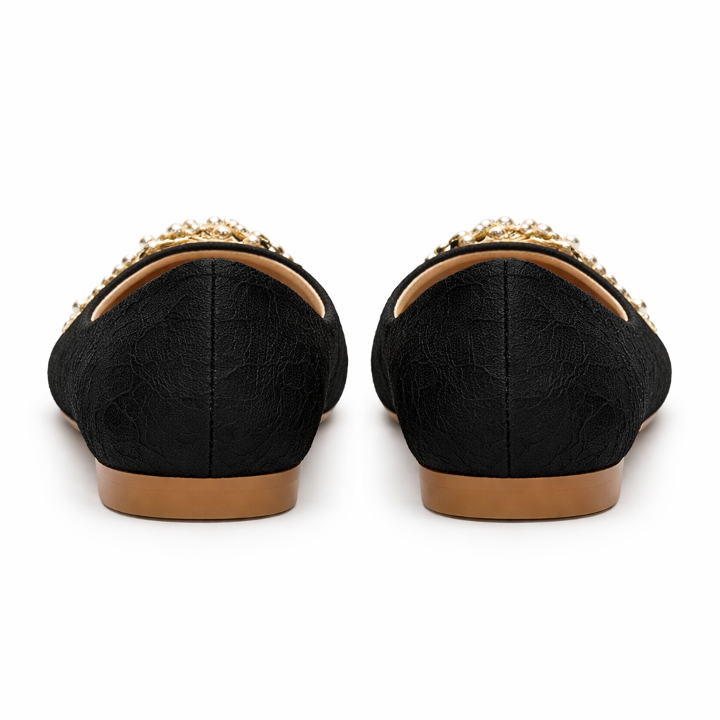 Naisten balettitasasukat | Helmi yksityiskohta, Elegantti Slip-On Mukavuus