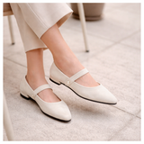 Naisten balettitossut | Terävä kärki | Helmi-nauha, elegantti