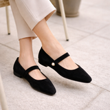 Naisten balettitossut | Terävä kärki | Helmi-nauha, elegantti