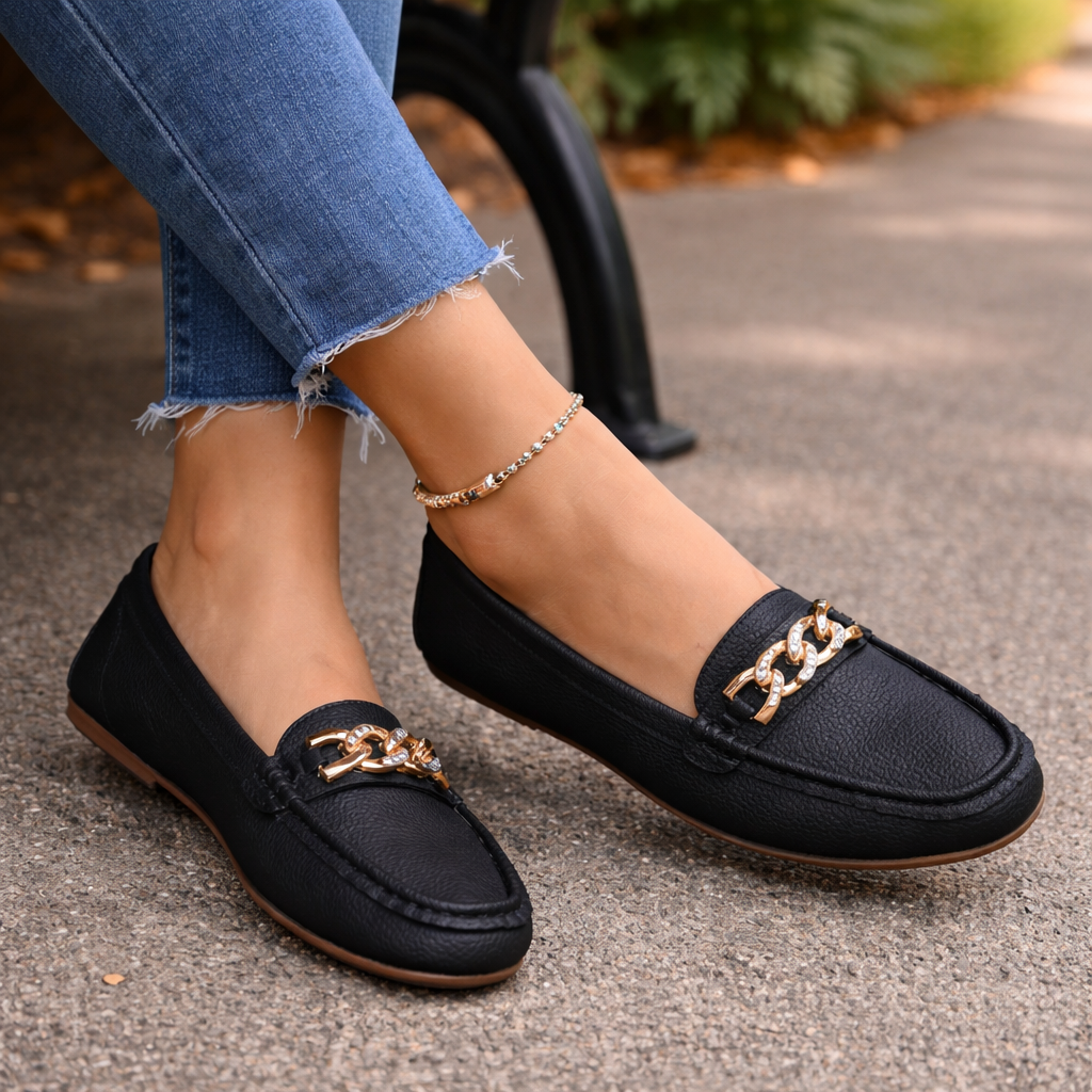 Naisten nahkaiset loaferit | Ortopedinen mukavuus | Pehmeä nahka
