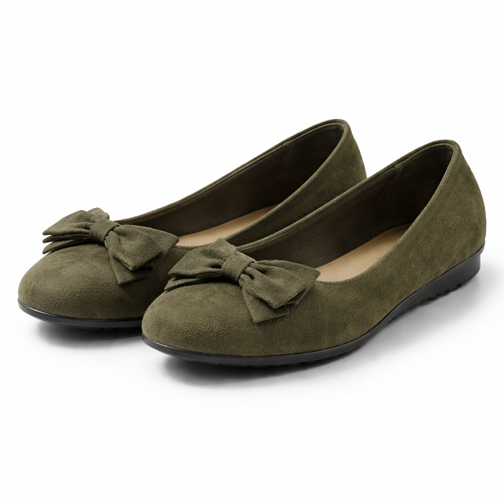 Naisten balettitossut | Rusettidetaljit, elegantti tyyli | Slip On -kengät