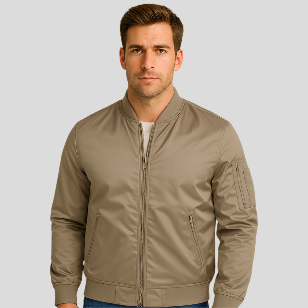 Luksus Pilot Bomber-jakke til mænd - Vintage flyvestil - Holdbar & stilfuld
