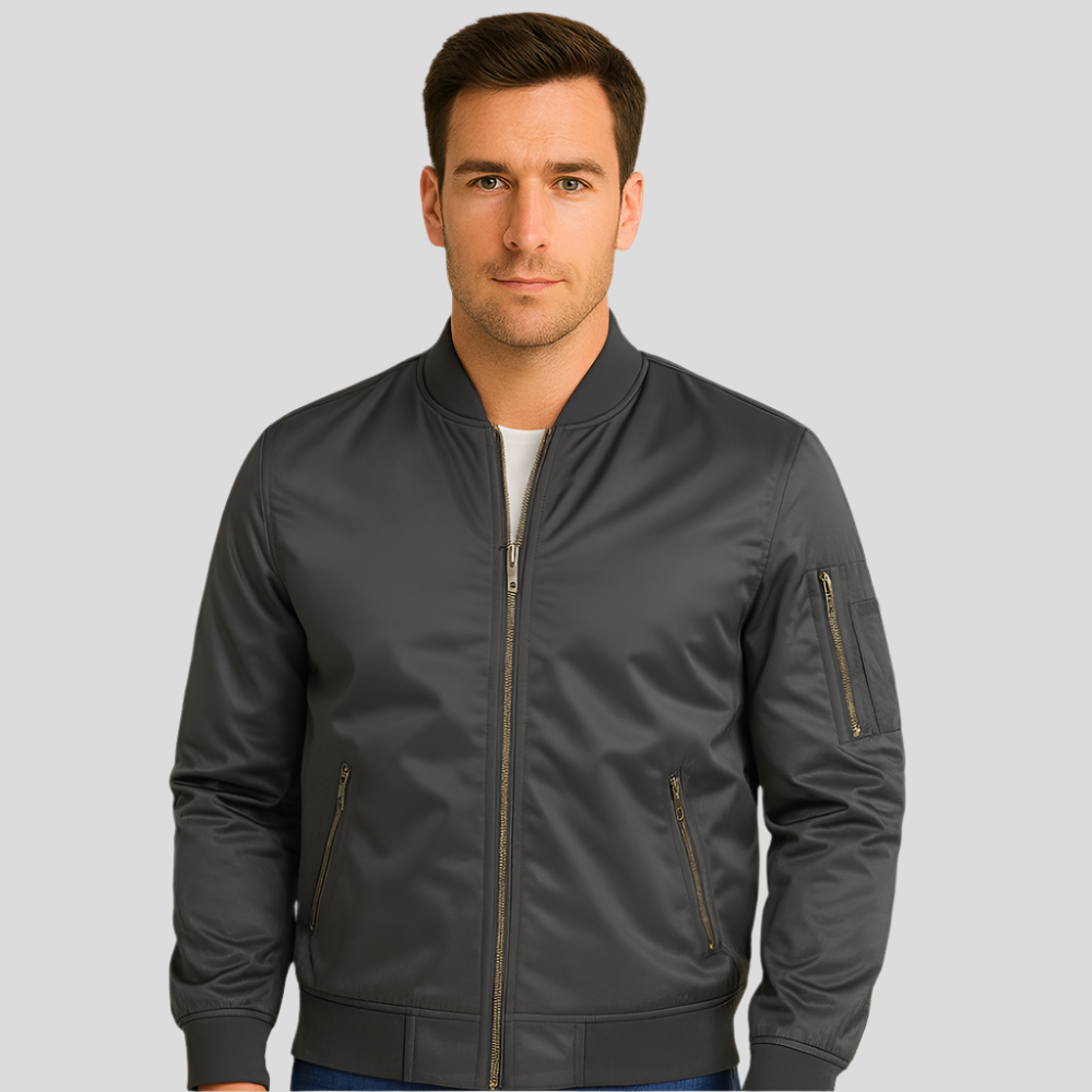 Luksus Pilot Bomber-jakke til mænd - Vintage flyvestil - Holdbar & stilfuld