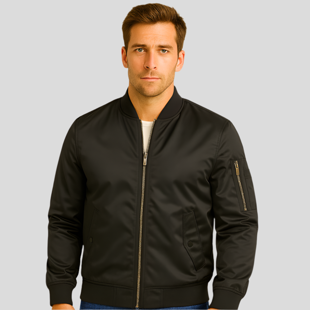 Luksus Pilot Bomber-jakke til mænd - Vintage flyvestil - Holdbar & stilfuld