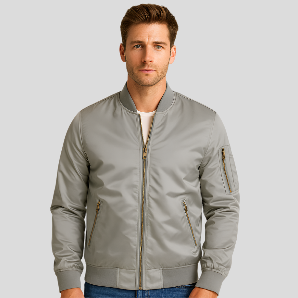 Luksus Pilot Bomber-jakke til mænd - Vintage flyvestil - Holdbar & stilfuld