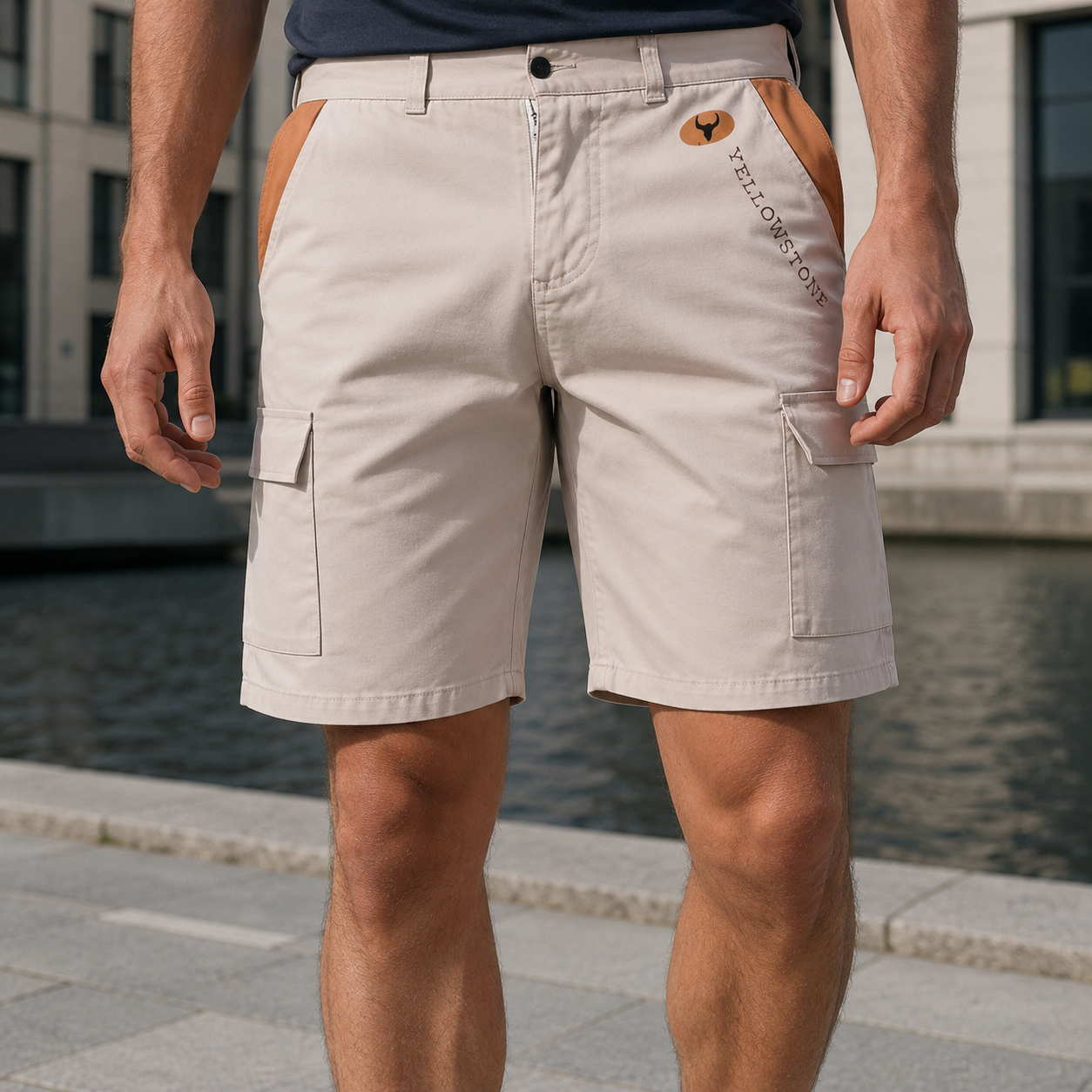 Cargo shorts til mænd | Shorts med lommer | Afslappede, behagelige