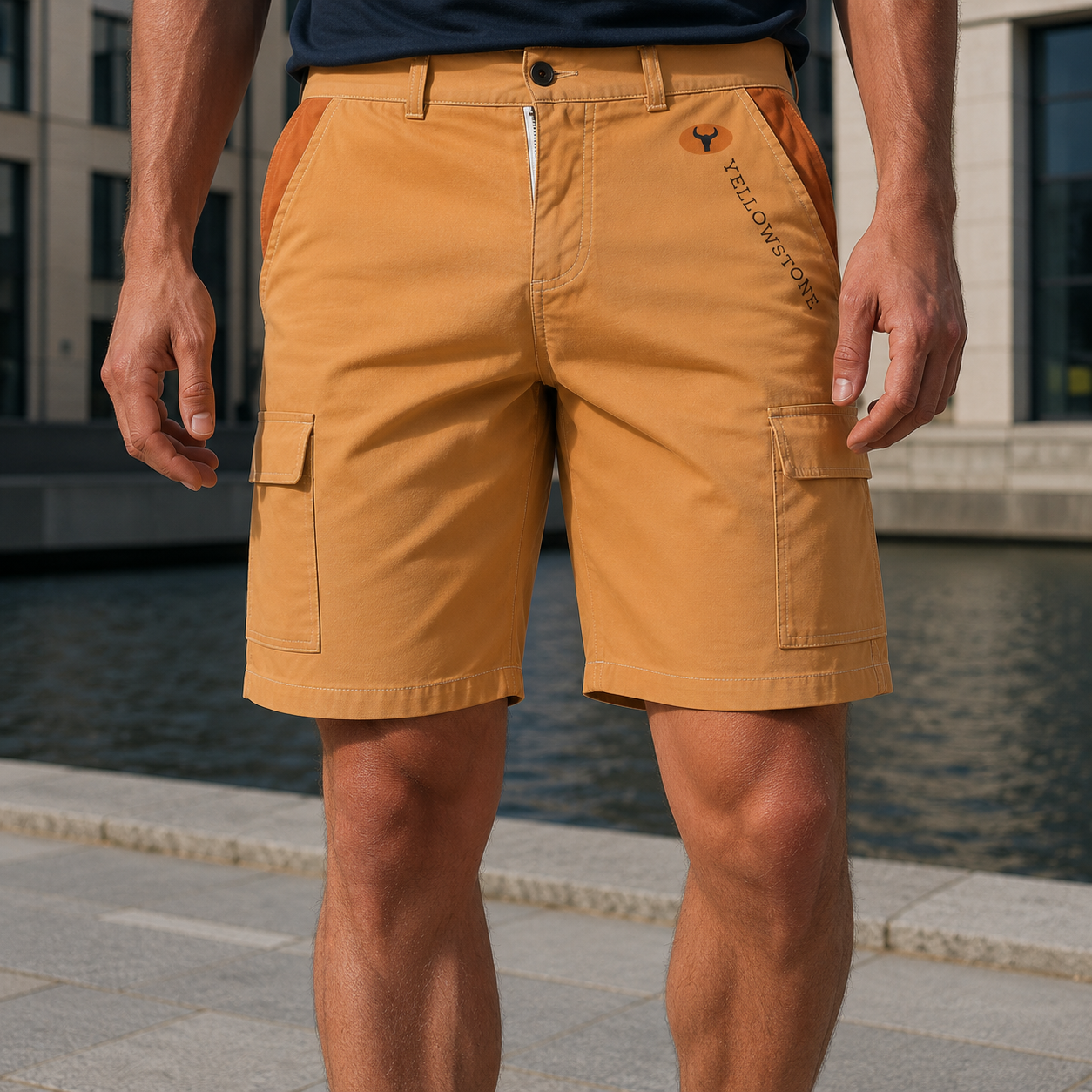 Cargo shorts til mænd | Shorts med lommer | Afslappede, behagelige