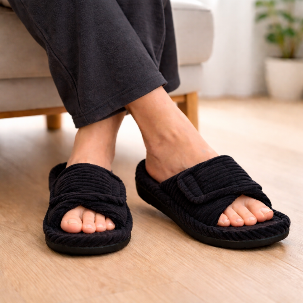Ortopeediset tossut | Velcro-säädöt, Liukumaton pohja