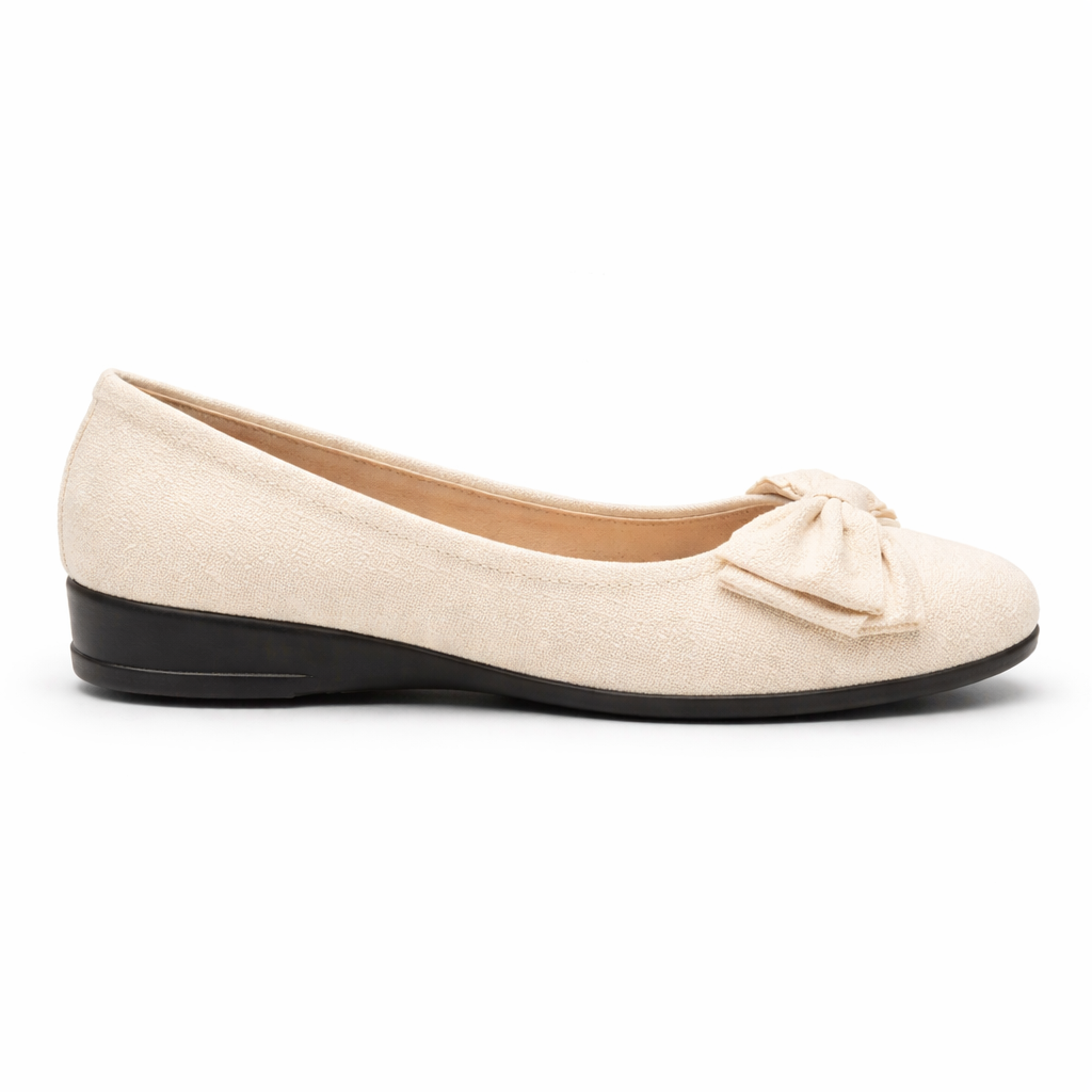 Naisten balettitossut | Slip-on, rusetti | Tyylikäs tyyli