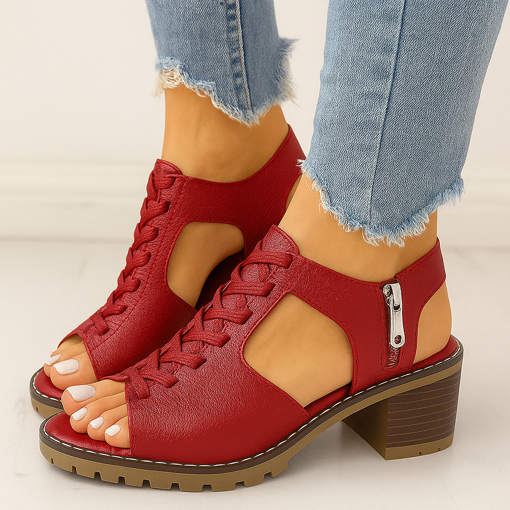 Naisten - Nahkasandaalit - Tyylikäs ja Monipuolinen Muotoilu - Mukava ja Tyylikäs joka Tilaisuuteen - EmiyoSuomi