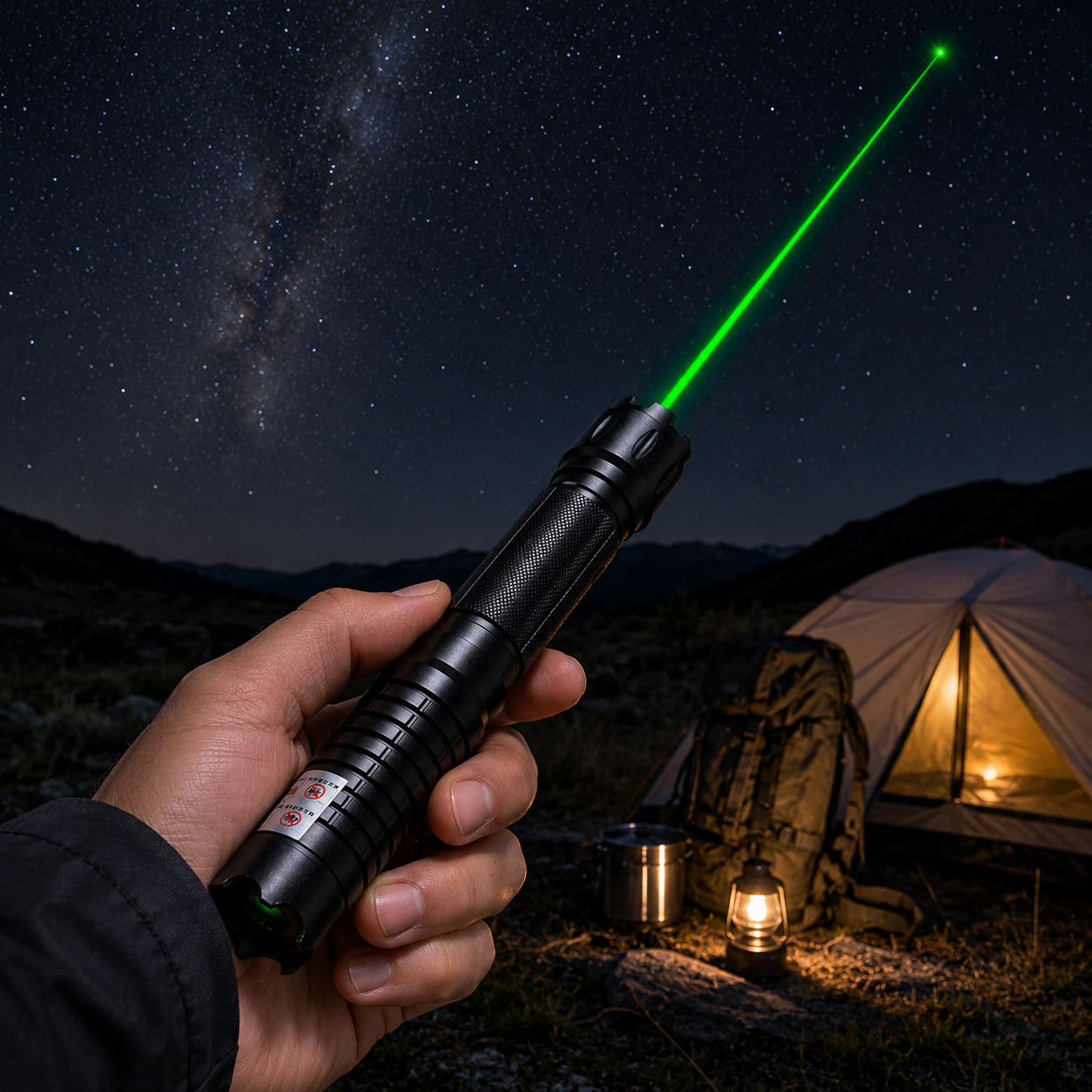 Groene laserpointer | Krachtige handzame laser, lange afstand | BlazeBeam