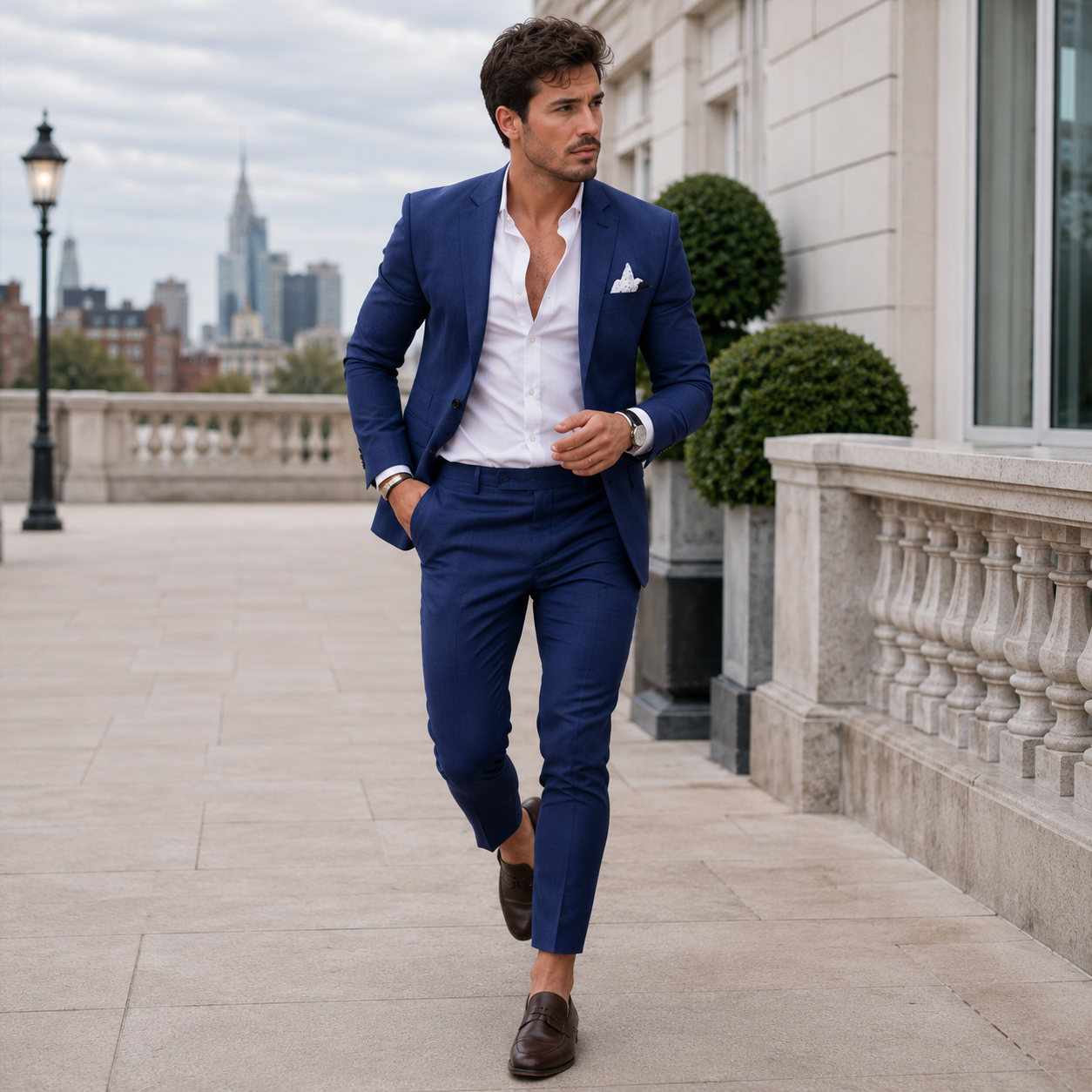 Herredragt | Slim Fit To-delt, Elegant | Fest Business