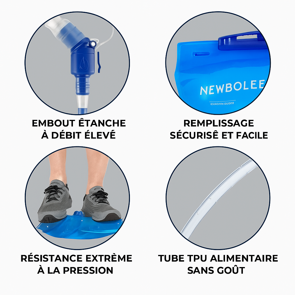 Ultra-licht 2L unisex drinkvest - drinkzak - hardlopen