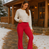 Dame varme formende leggings – foret og elastiske