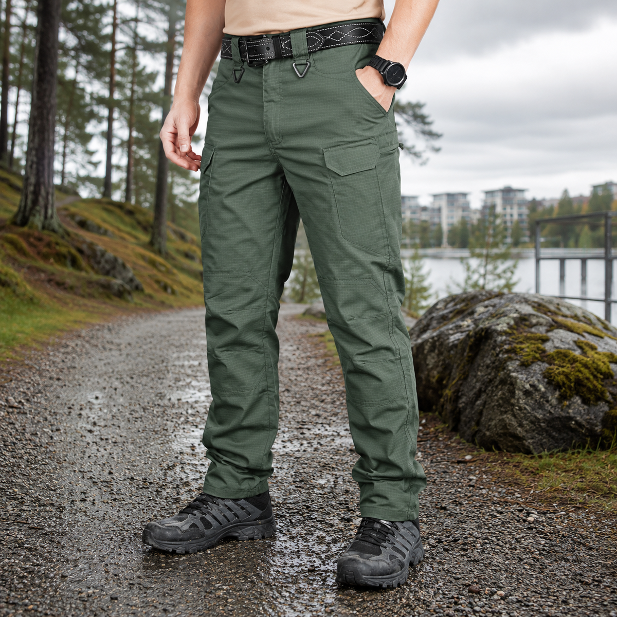 Taktilliset housut | Colton, vedenpitävät, monipuoliset taskut