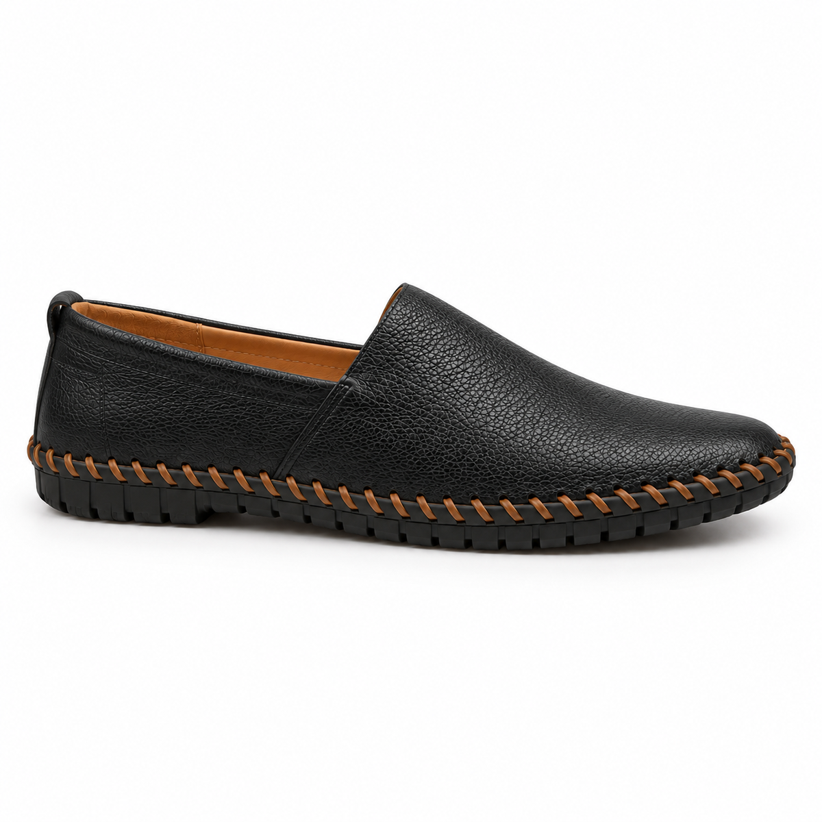 Miesten Nahkainen Loafer | Slip-On, Mukava