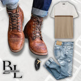 David - Saappaat Retro Nauhalliset en Cuir - Mode Chic-Kengät Miehet-EmiyoSuomi