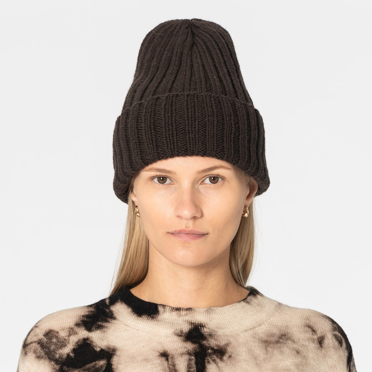 Merinovillapipo ribbineulos unisex, paksu neulottu malli