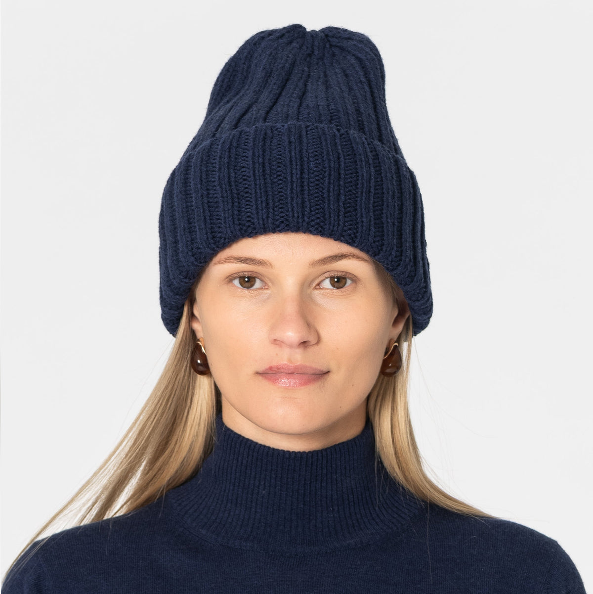 Merinovillapipo ribbineulos unisex, paksu neulottu malli