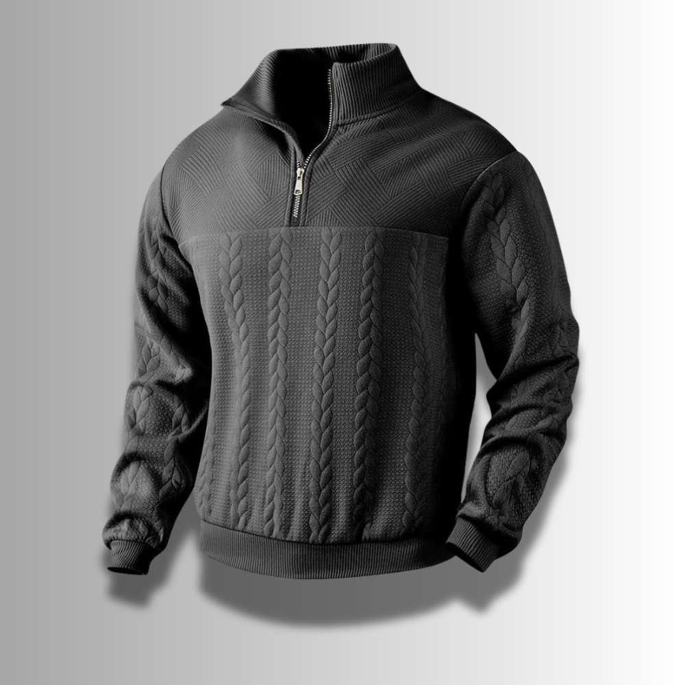 Korkealaatuinen miesten merinovillapaita – tyylikäs – lämmin