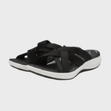 Naisten - Tasapohjaiset sandaalit - Ristikkäiset hihnat - Avoin varvas - Mukavat kesäkengät-Sandaalit-EmiyoSuomi