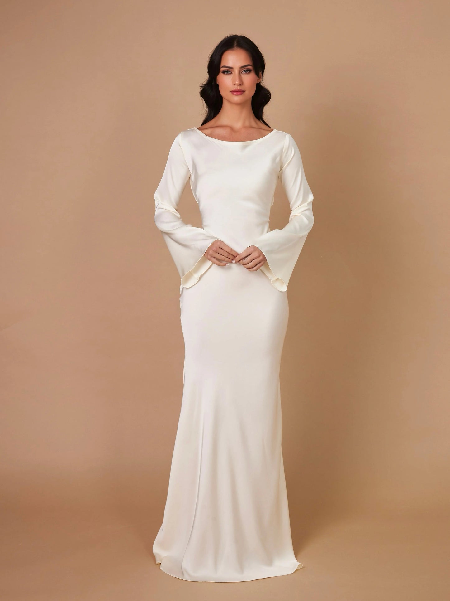 Elara Maksimekko - Ajaton Eleganssi - Pitkähihaiset-Mekot-EmiyoSuomi
