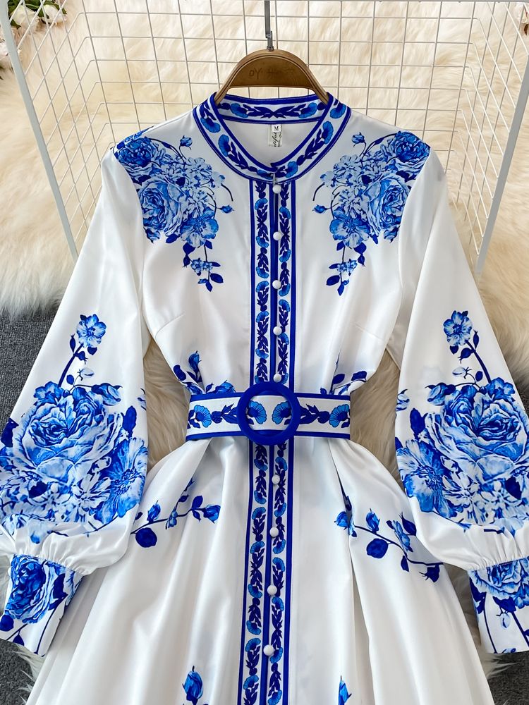 Mekko Anabelle - Elegantti pitkähihaiset naisten mekko-Mekot-EmiyoSuomi