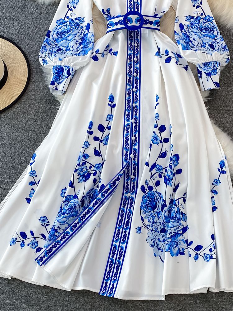 Mekko Anabelle - Elegantti pitkähihaiset naisten mekko-Mekot-EmiyoSuomi