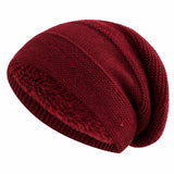 Talvipipo fleece-vuorella slouchy-malli unisex viisi väriä