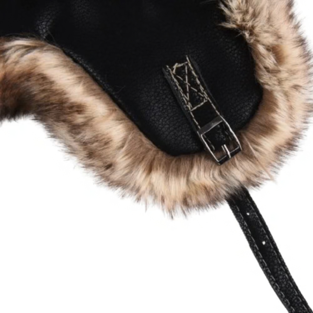 Trapper pipo tekoturkis unisex, tuulenpitävä ulkokuori ja korvaläpät