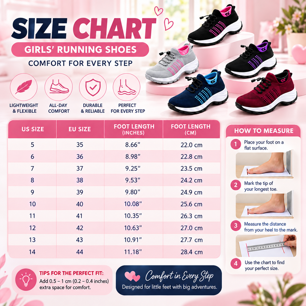 Walking Shoes for Women | Orthopedic, Breathable | Mesh, Sneakers