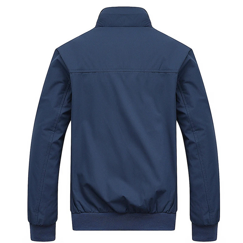 Miesten bomber takki slim fit huppu, kevät ja syksy