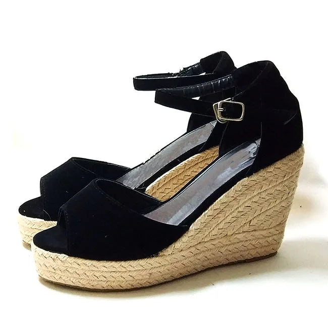 Mukavat Naisten Espadrilles Peep Toe - EmiyoSuomi