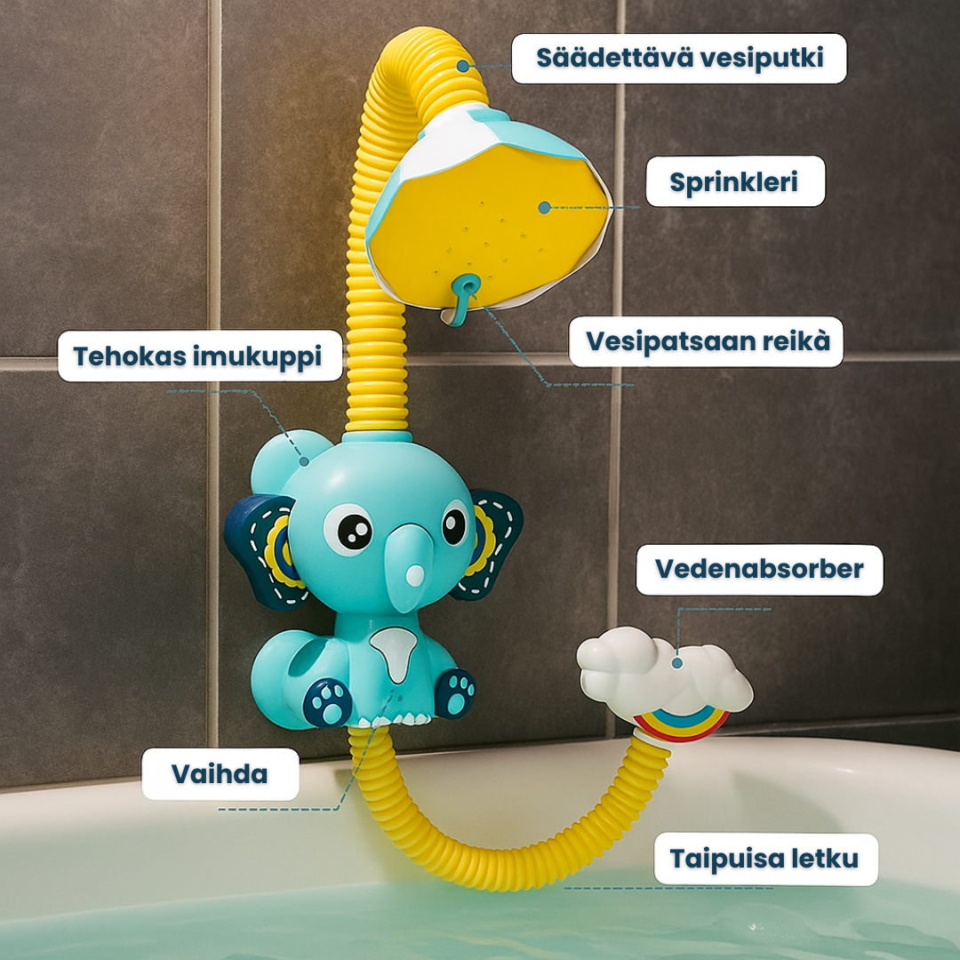 Norsu Lasten Kylpylelusuihku