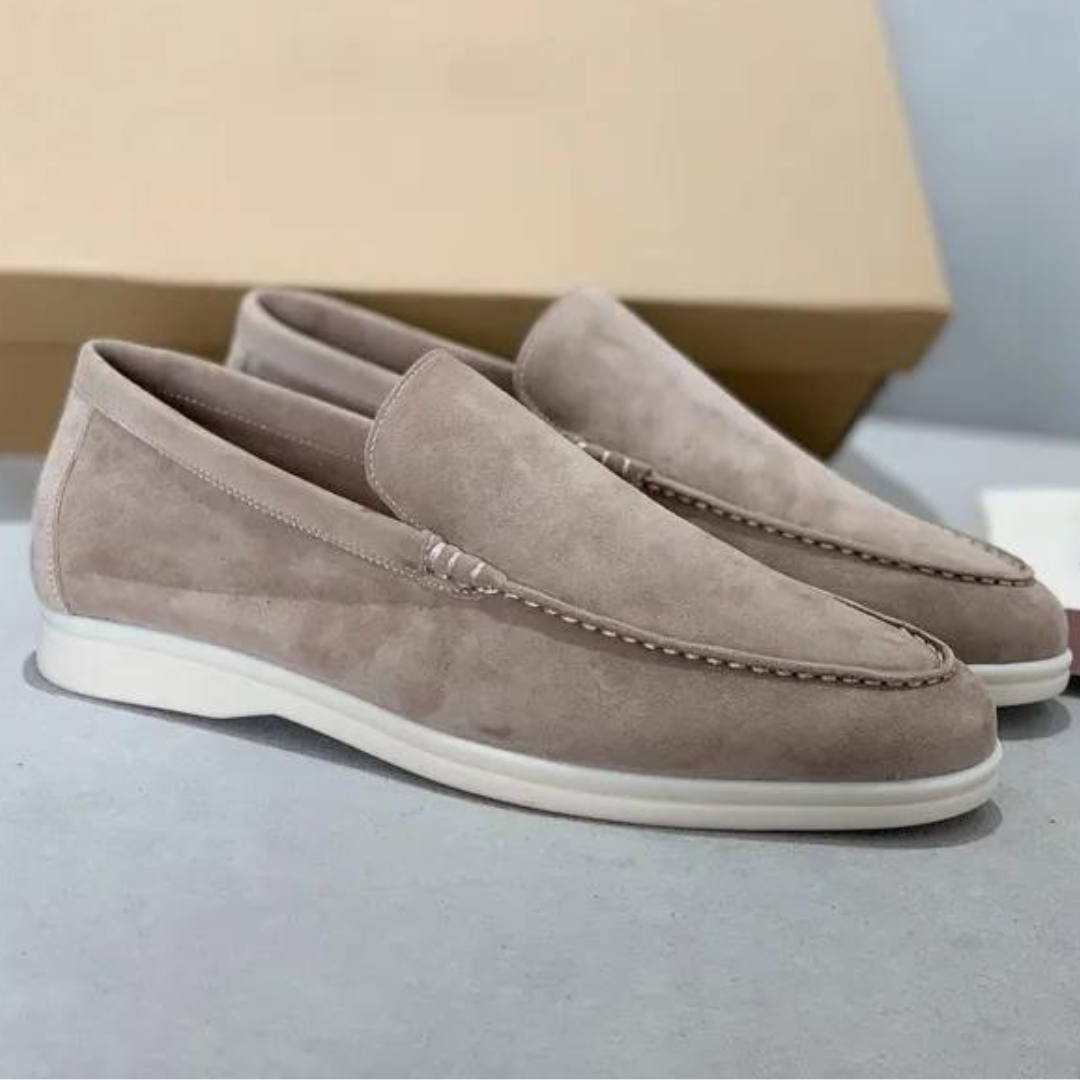 Miesten nahkalohkareita mokkasiini slip-on ergonominen