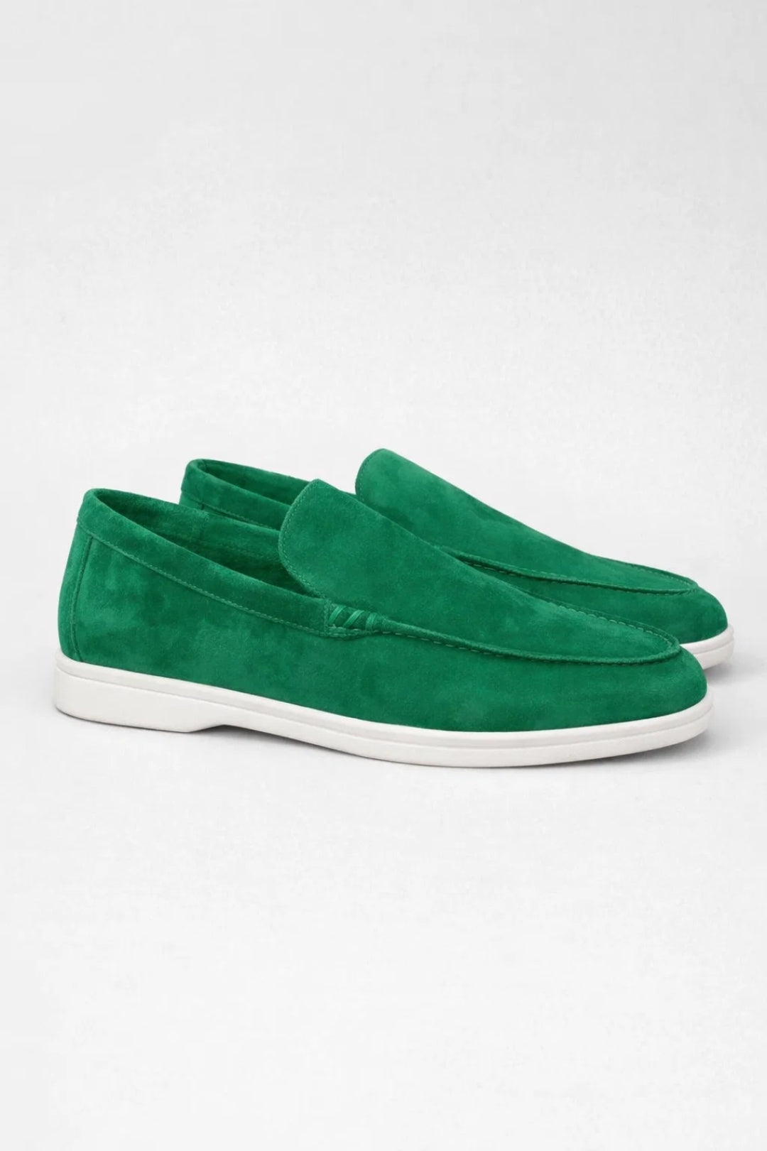 Miesten nahkaiset slip-on kengät, kevyet rennot loaferit