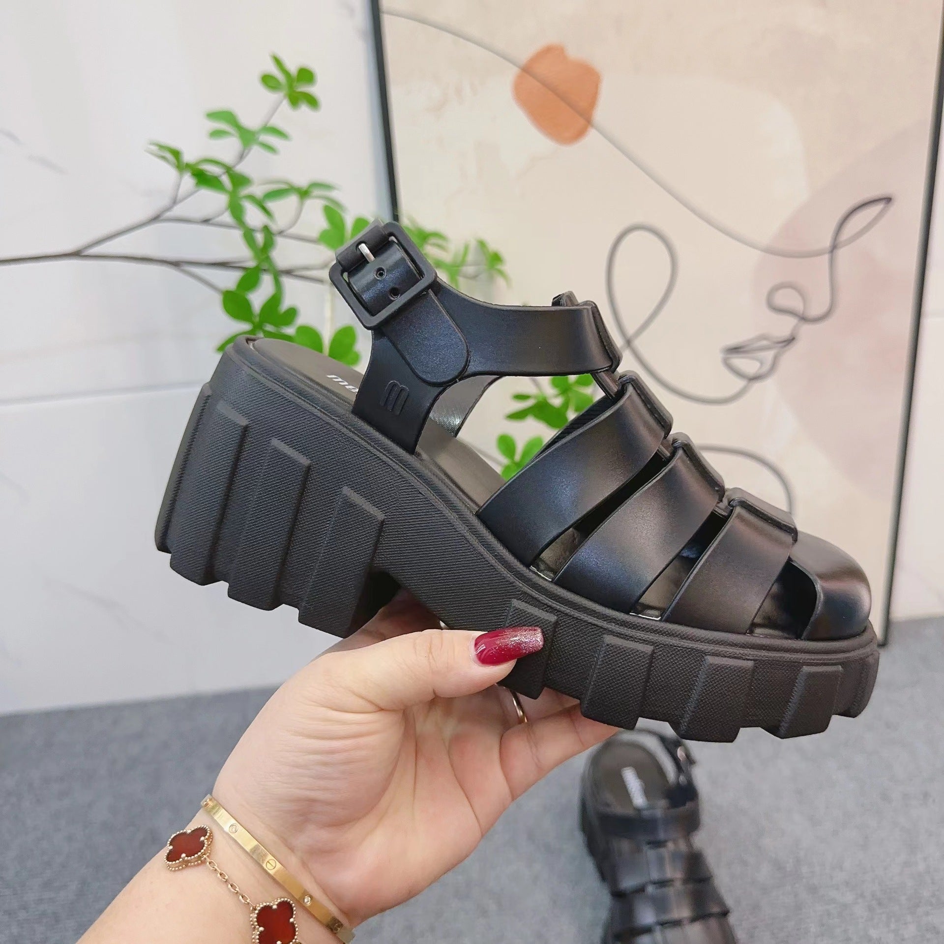 Vankka alusta - suljetut varpaat - mukavuus & tuki-kengät-EmiyoSuomi