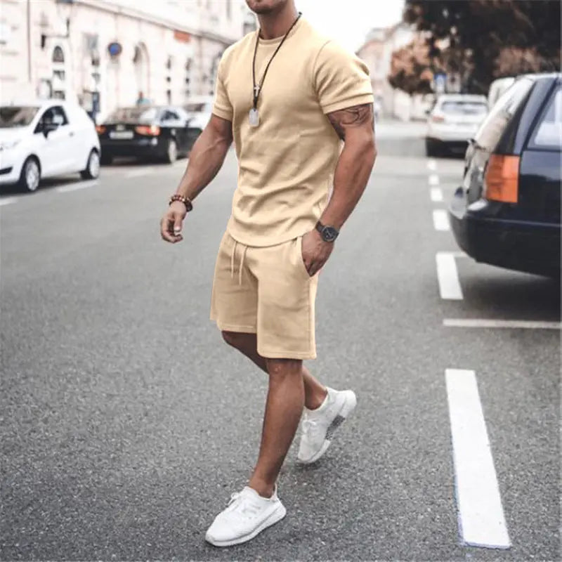 Jarek Lyhythihainen T-paita & Shorts Setti vivano-warszawa