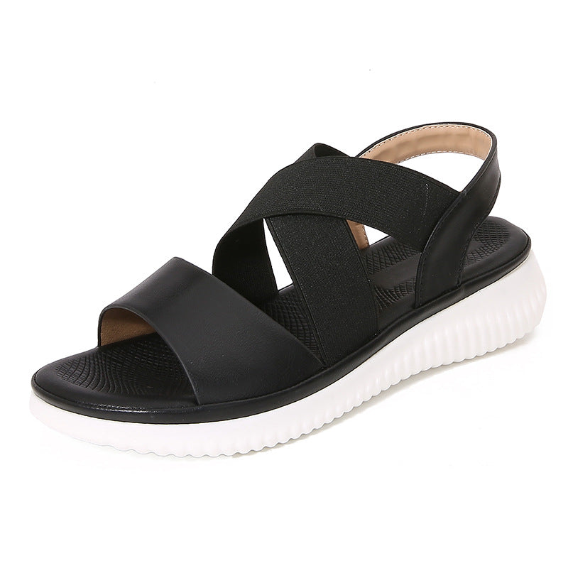 Naisten Sandalit – Ristiinhihnat – Pehmustettu Pohja – Slingback-Sandaalit-EmiyoSuomi